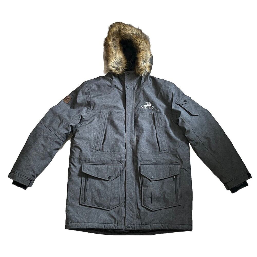 Men’s Limited Edition Collector Viking Parka Stormtech XL Gray Waterproof H2Xtr